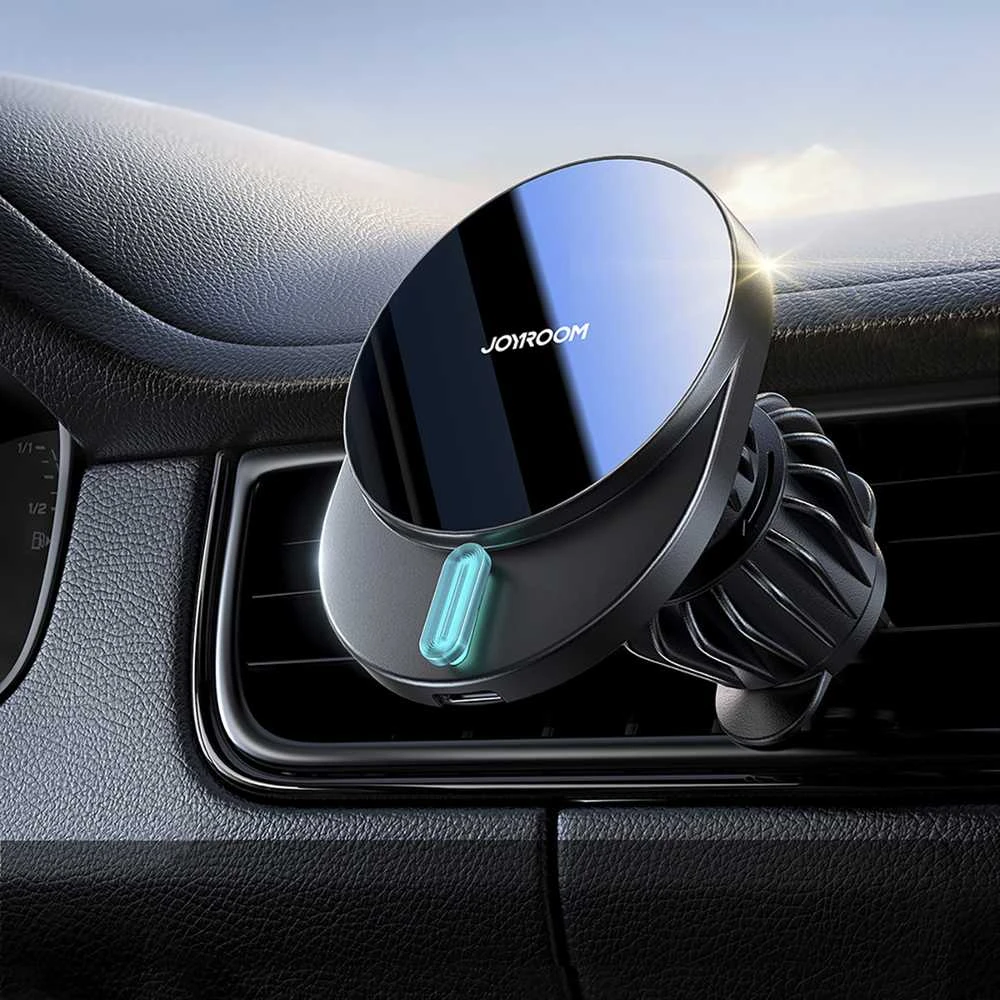 Automobilinis laikiklis-įkroviklis Joyroom JR-ZS409 MagSafe 15W juodas