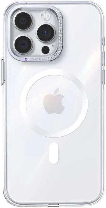 Joyroom PN-15B4 Magsafe Glacier dėklas, skirtas iPhone 15 Pro Max (skaidrus)