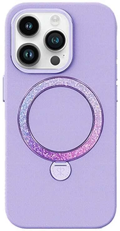 Dėklas Joyroom PN-15L4 Case Dancing Circle, skirta iPhone 15 Pro Max (violetinė)
