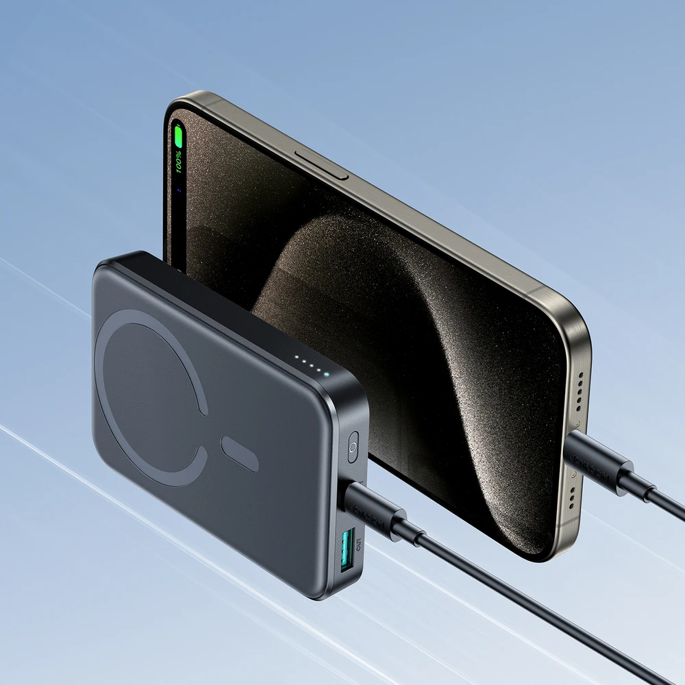 Išorinė baterija Power Bank Joyroom JR-W020 20W MagSafe 10000mAh juoda