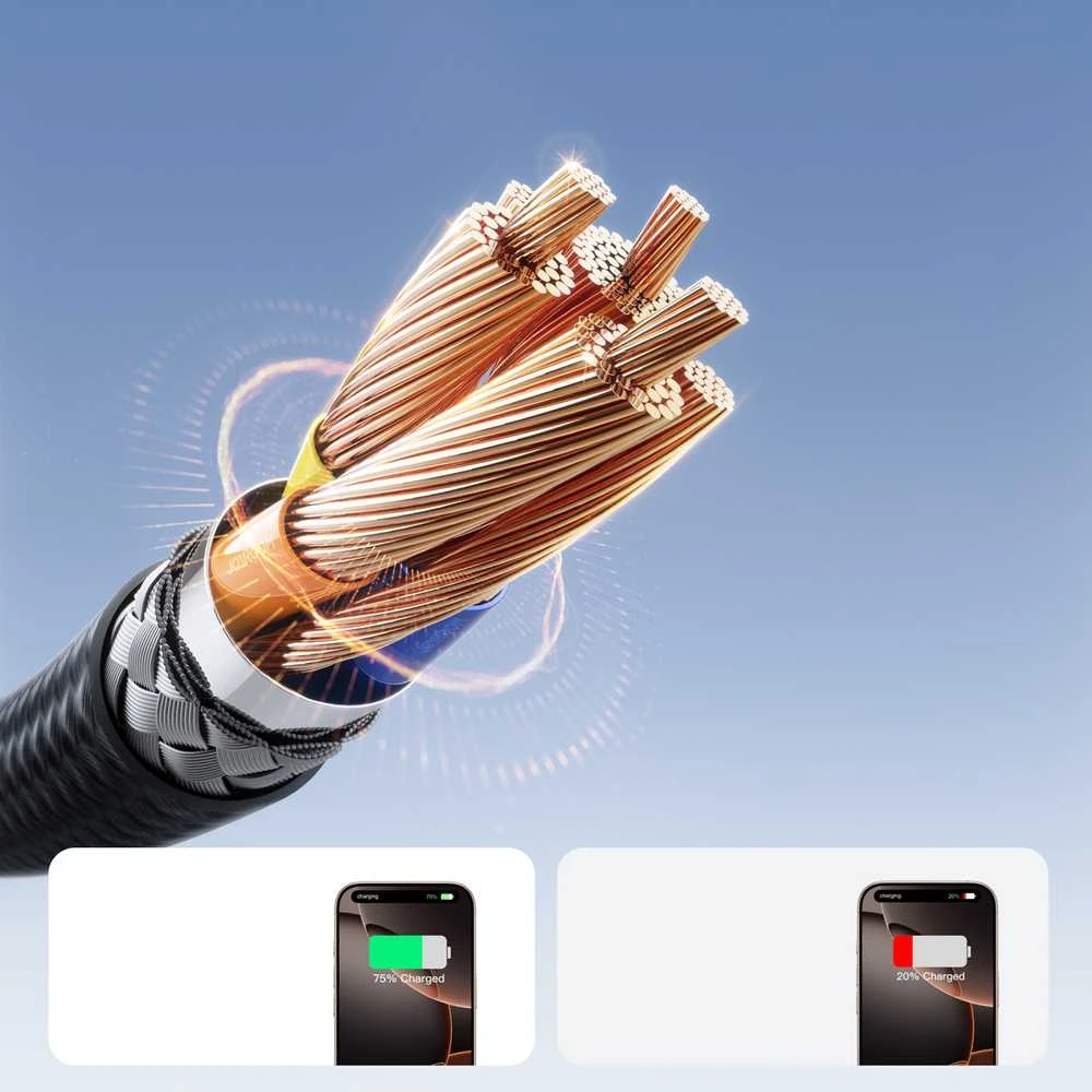 USB kabelis Joyroom S-A28 USB-C to USB-C 60W 2.0m juodas