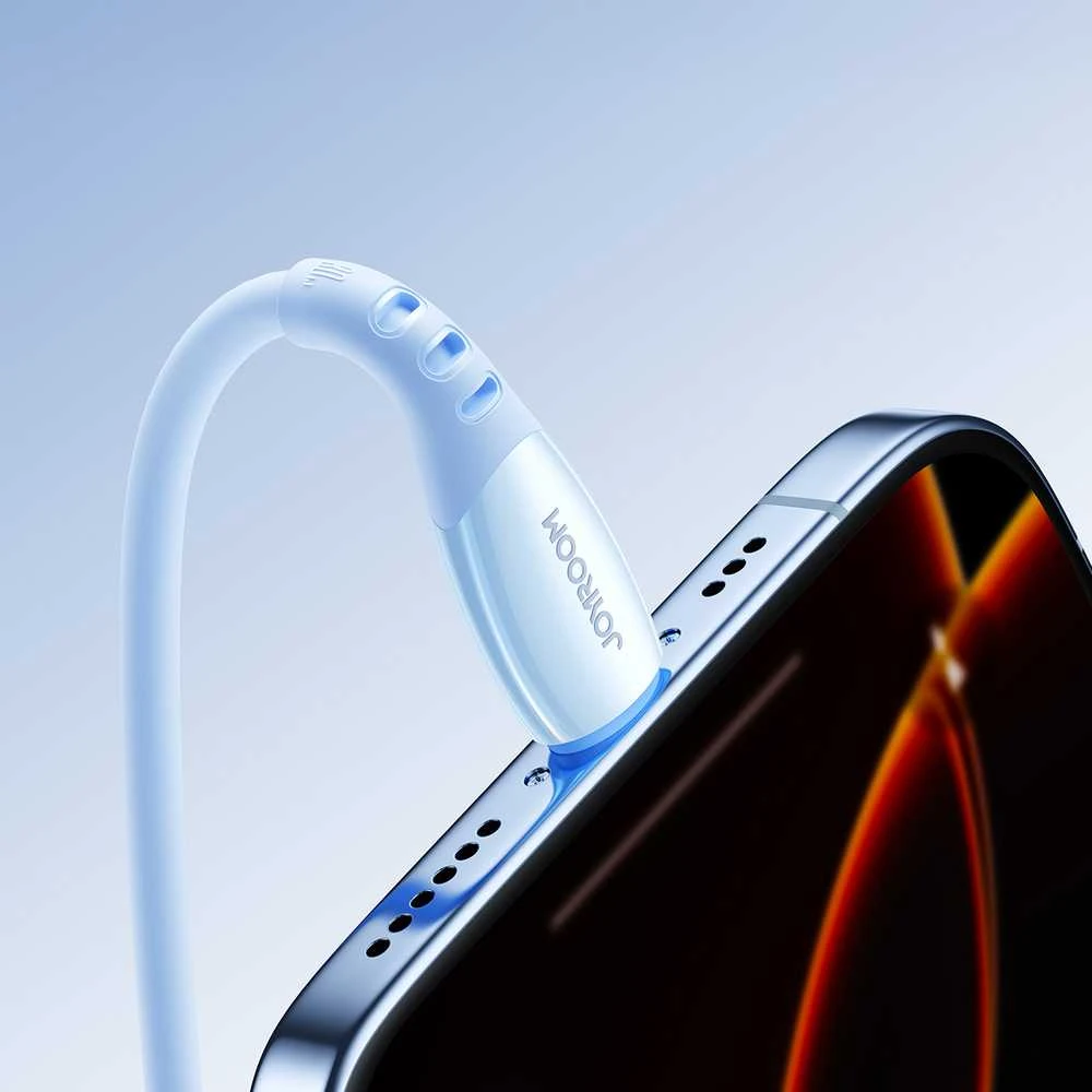 Joyroom S-A59 Vibrant Series 30W USB-C - Lightning kabelis 1.2m - mėlynas