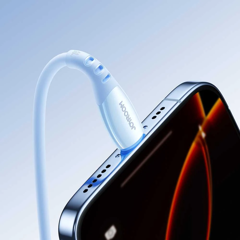 Joyroom S-A59 Vibrant Series 60W USB-C - USB-C cable 1.2m - mėlynas