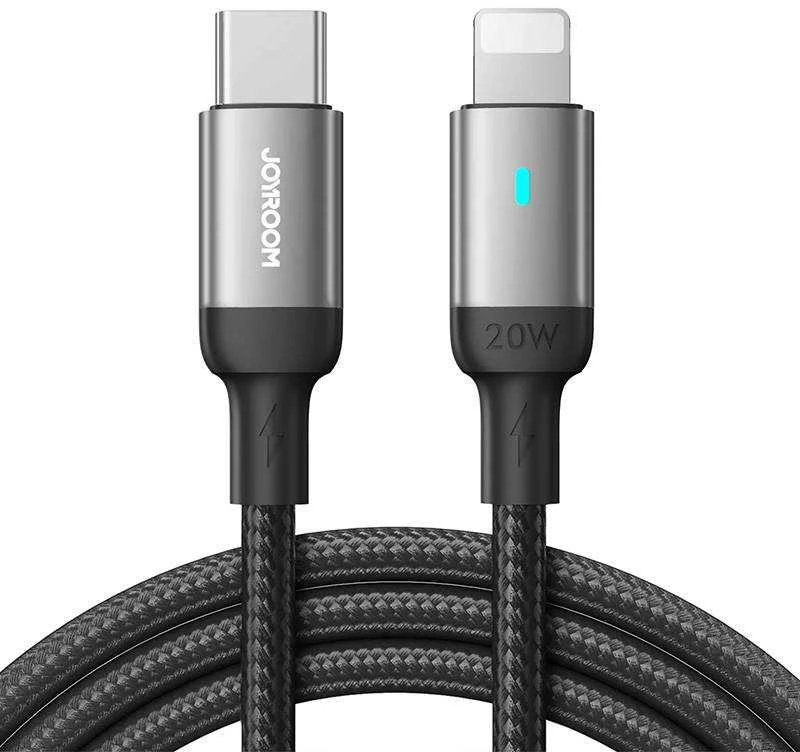 USB kabelis Joyroom S-CL020A10 Type-C iki Lightning 20W 1,2m juodas