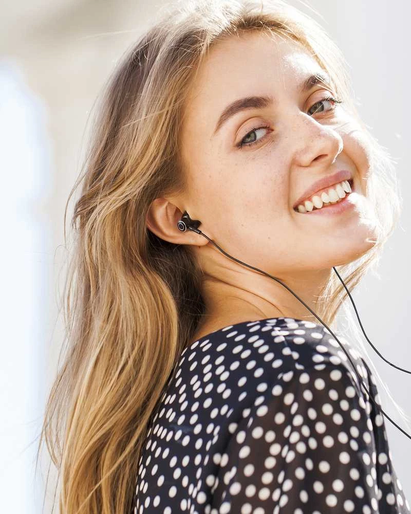 Ausinės Joyroom JR-EC07 USB-C juodos