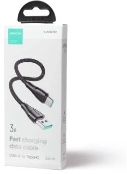 USB-C Lightning 20 W 0,25 m kabelis Joyroom S-CL020A11 (juoda)