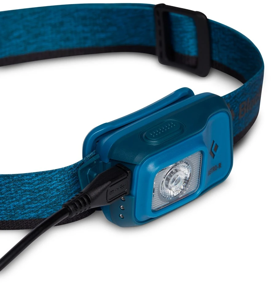 Black Diamond Juodas Diamond Juodas Diamond Astro 300-R Mėlyna Headband prožektorius
