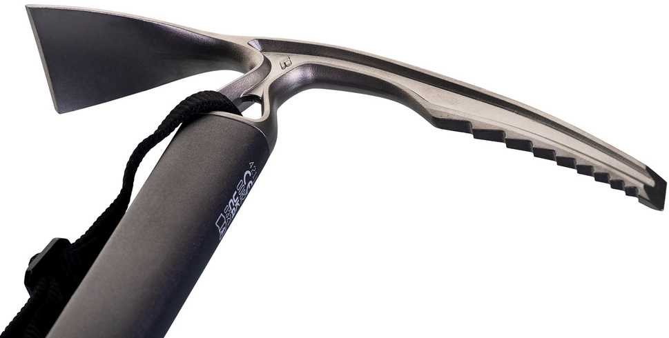 Black Diamond Juodas Diamond Juodas Diamond Raven ledkirtis su rankena 60 CM