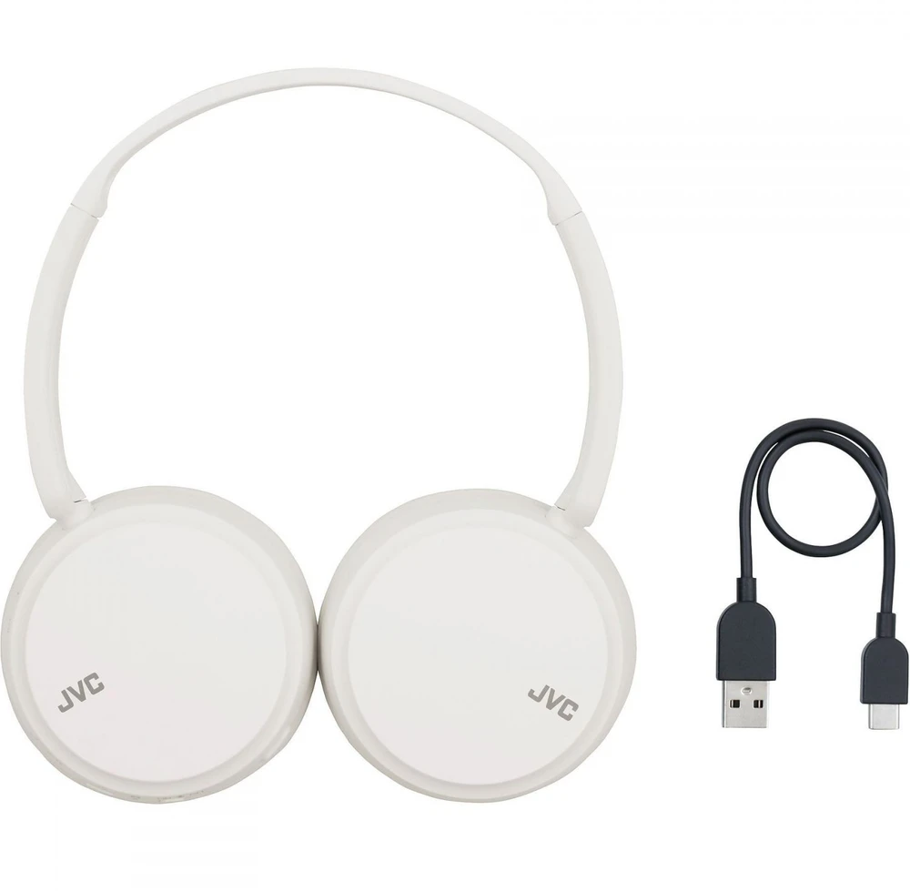 JVC, HA-S36W-WU, baltos sp. dinaminės ausinės, mikrofonas