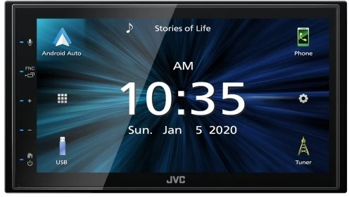 JVC, KW-M560BT 2-DIN AV grotuvas su 6.8" ekranu, Bluetooth