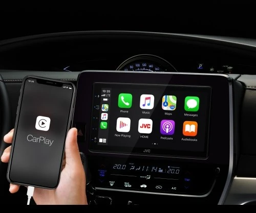 JVC, KW-M560BT 2-DIN AV grotuvas su 6.8" ekranu, Bluetooth