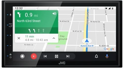 JVC, KW-M560BT 2-DIN AV grotuvas su 6.8" ekranu, Bluetooth