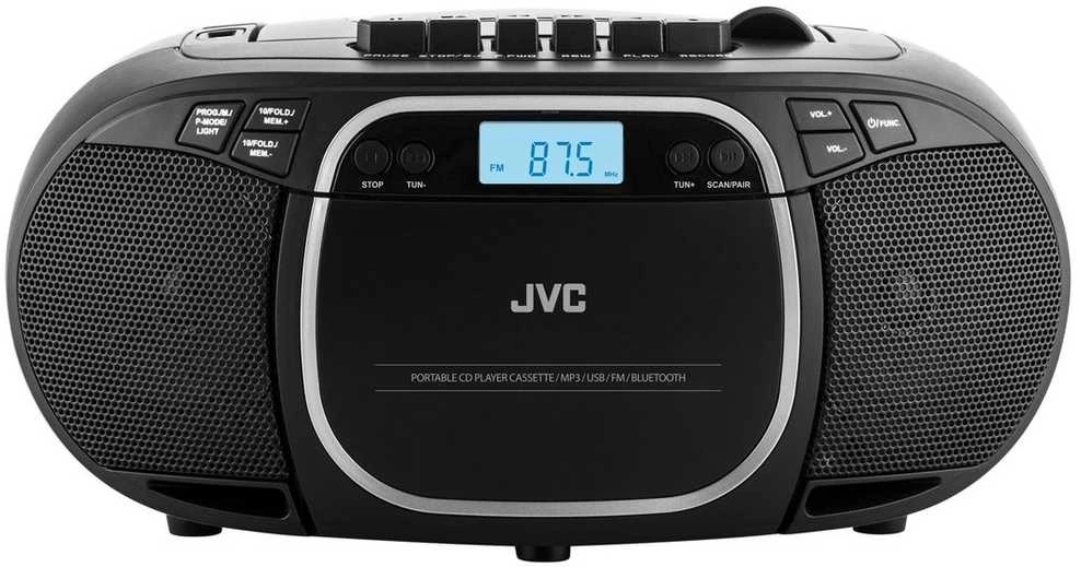Nešiojamas CD Grotuvas - JVC RC-E451B MP3 Bluetooth Juodas