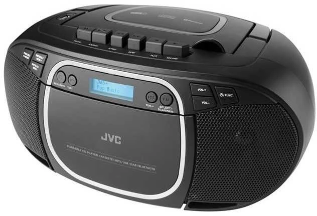 JVC RC-E561B-DAB CD grotuvas Portable CD grotuvas Juodas