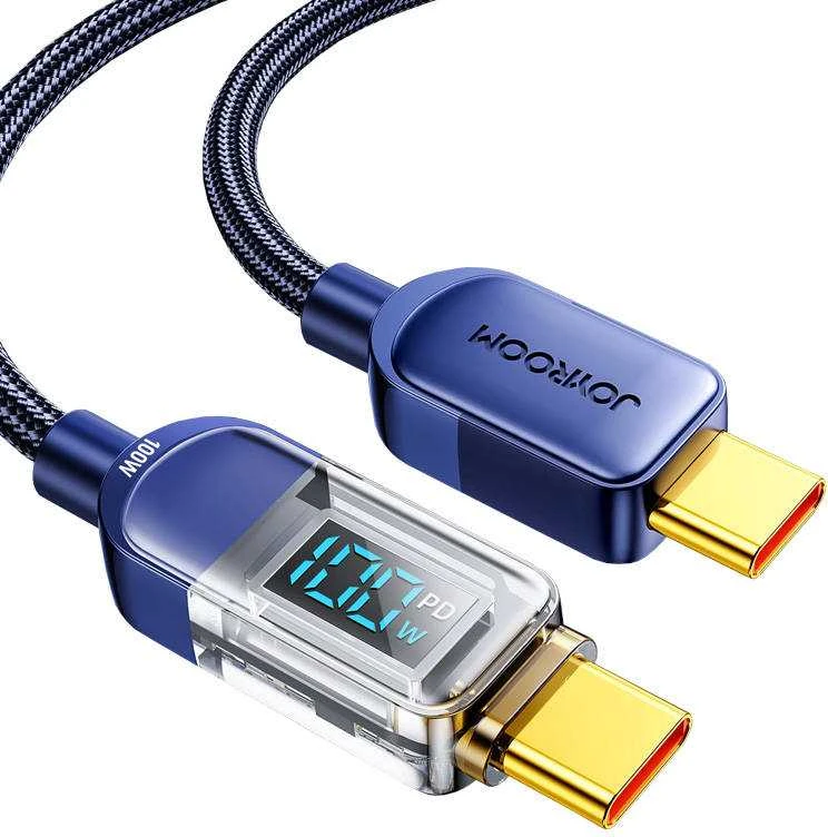 Kabelis do USB-C 100W 1,2m Joyroom S-CC100A4 (mėlyna)