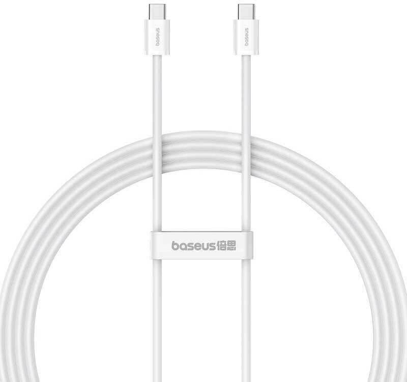 Greito įkrovimo laidas USB-C arba USB-C Baseus Superior 2 100W 2m (baltas)