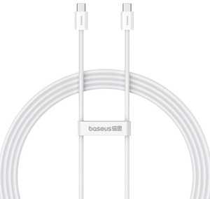 Greito įkrovimo laidas USB-C arba USB-C Baseus Superior 2 100W 2m (baltas)