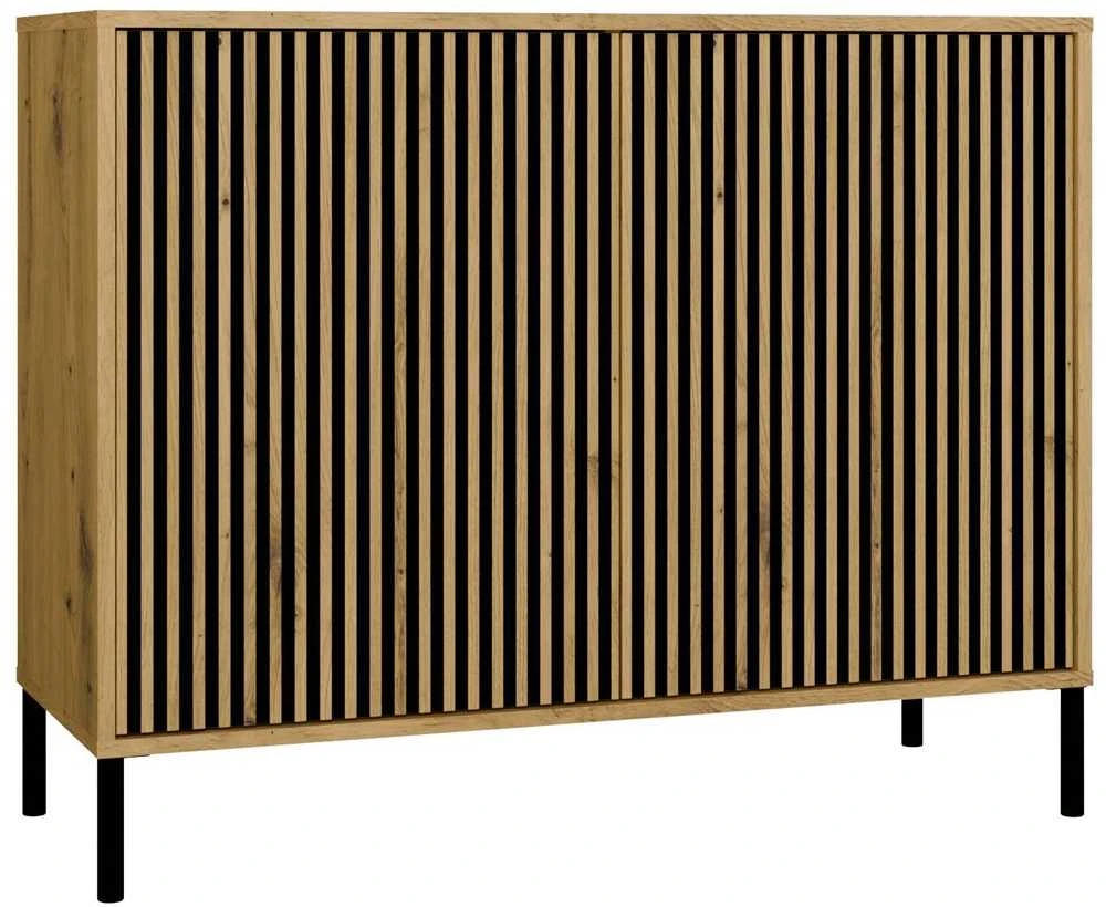 Top E Shop KAMARO 2D SLIM komoda, kašmyro spalvos