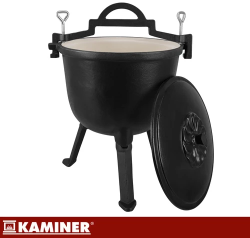 Kaminer emaliuotas ketaus virdulys 8l