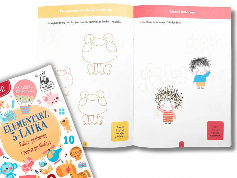 Kapitan Nauka Kapitono mokslo edukacinis aplankas 3 metų vaikams KS1218
