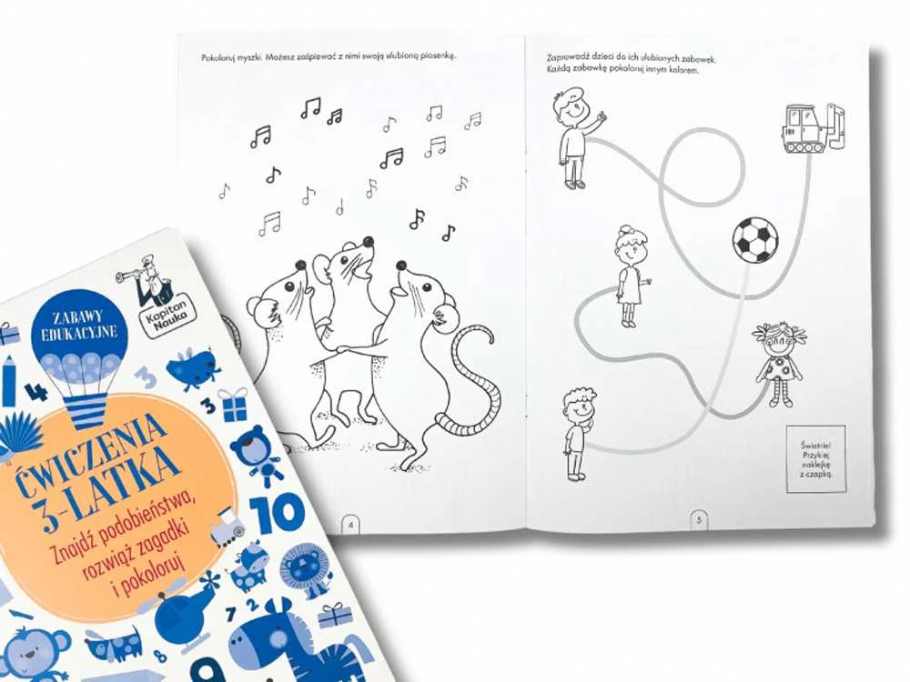 Kapitan Nauka Kapitono mokslo edukacinis aplankas 3 metų vaikams KS1218