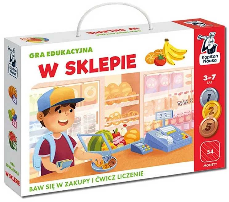 Kapitan Nauka kapitono mokslinis edukacinis žaidimas parduotuvėje – smagiai apsipirkinėkite ir praktikuokite skaičiavimą GR0820