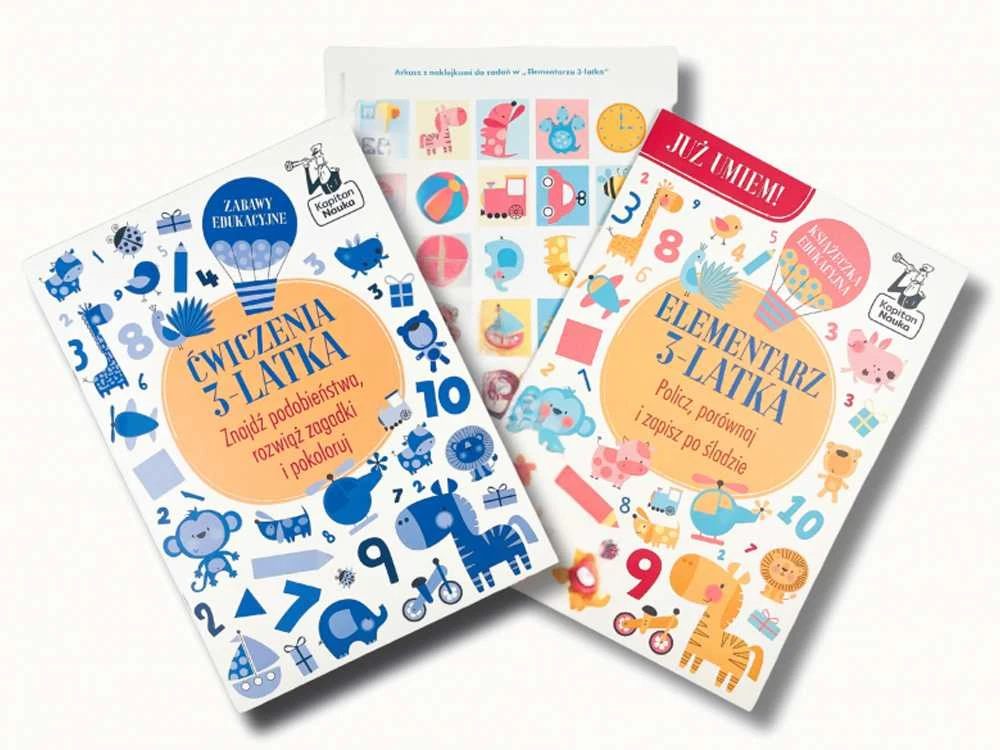 Kapitan Nauka Kapitono mokslo edukacinis aplankas 3 metų vaikams KS1218