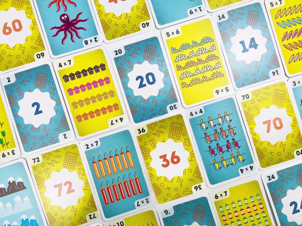 Kapitan Nauka Captain Science EDUseries. Multiplication Table Card Game GR0817