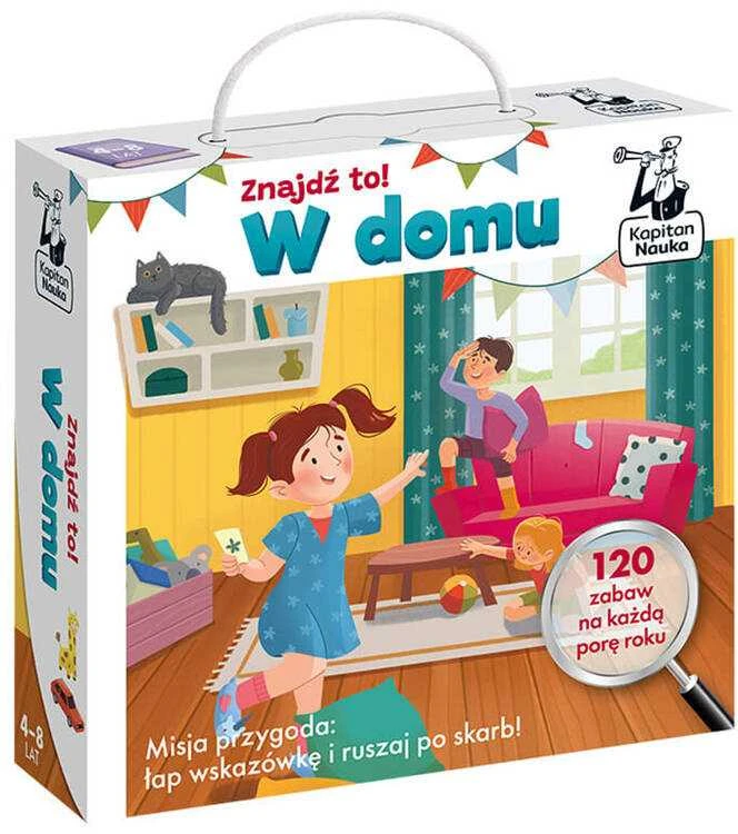 Kapitan Nauka Kapitono mokslo žaidimas šeimai „Find it!“ Namuose 120 žaidimų KS0887