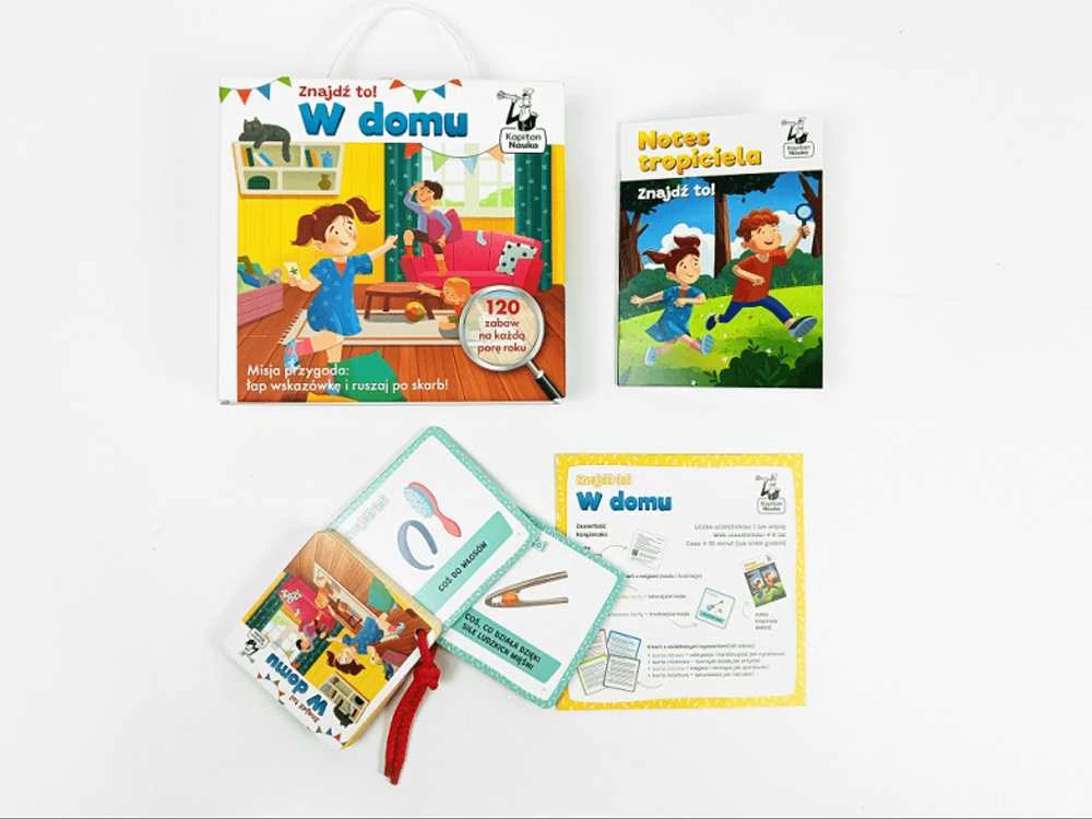 Kapitan Nauka Kapitono mokslo žaidimas šeimai „Find it!“ Namuose 120 žaidimų KS0887