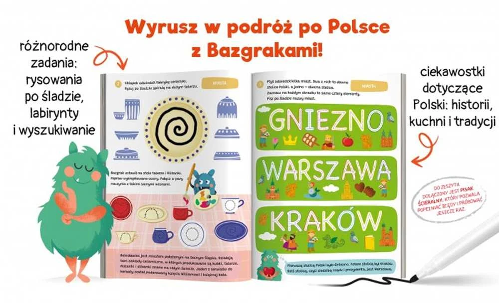Kapitan Nauka Captain Science Scribblers Learn About Poland KS1196
