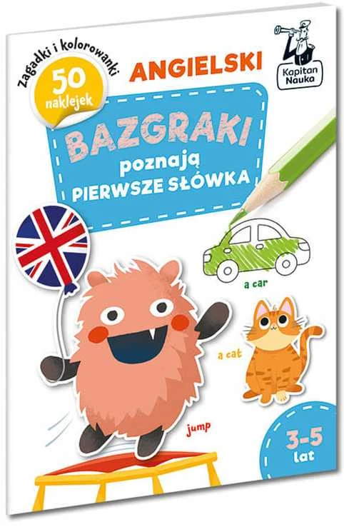 Kapitan Nauka Kapitono mokslo raštai Mokykitės anglų kalbos. Pirmieji žodžiai 3–5 metų vaikams KS1195