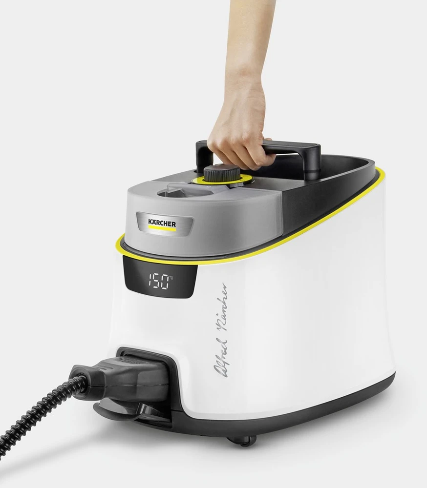Kärcher SC 5 DELUXE SIGNATURE LINE cilindrinis garinis valytuvas 1,3 l 2250 W juoda, balta