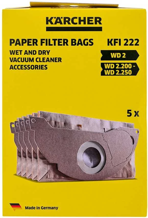 Kärcher popieriniai filtro maišeliai (5 vnt.)
