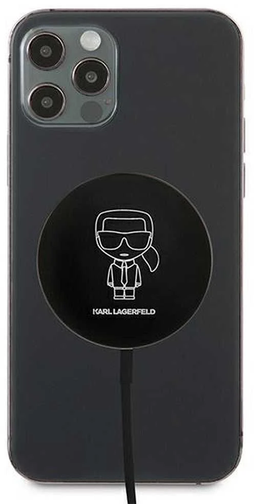 Karl Lagerfeld indukcinis įkroviklis KLCBMSIKBK 15W MagSafe