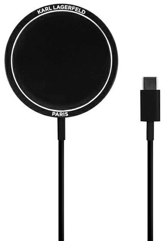 Karl Lagerfeld indukcinis įkroviklis KLCBMSIKBK 15W MagSafe