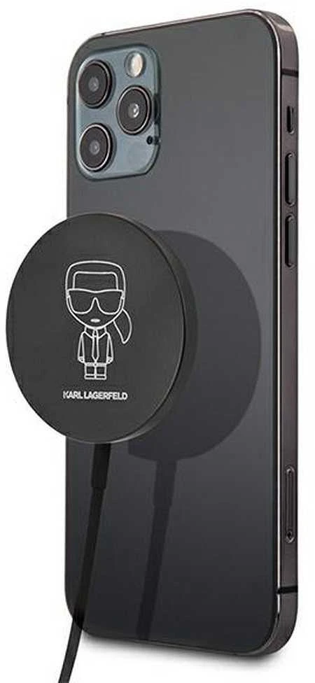 Karl Lagerfeld indukcinis įkroviklis KLCBMSIKBK 15W MagSafe