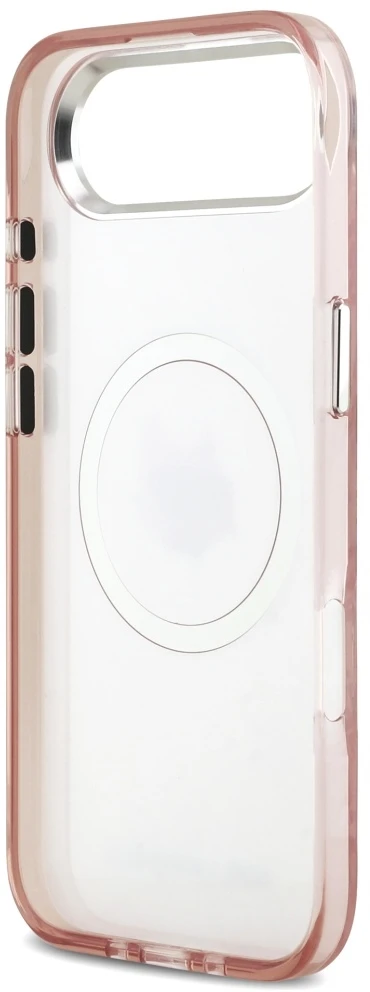 Dėklas Karl Lagerfeld IML Choupette Head Logo MagSafe Case for iPhone 17 Air - Rožinė