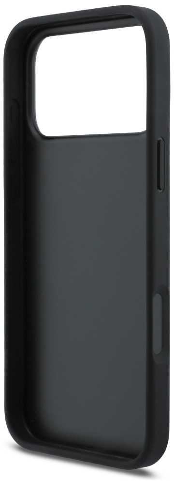 Karl Lagerfeld dėklas, skirtas IPHONE 17 Pro Max KLHCP17X6PRKCLK (Rhinestone W/ K&C PIN) juodas