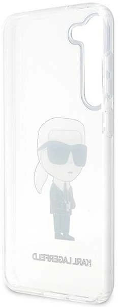 Karl Lagerfeld KLHCS23MHNIKTCT S23+ S916skaidrus kietas dėklas Ikonik Karl Lagerfeld