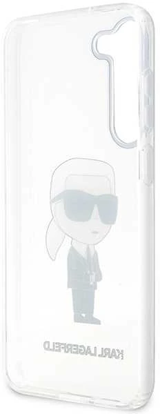 Karl Lagerfeld dėklas, skirtas Samsung Galaxy S23 KLHCS23SHNIKTCT permatomas HC IML NFT Ikonik