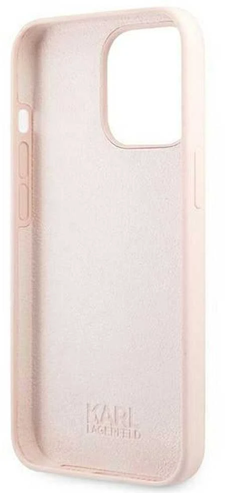 Karl Lagerfeld Slilicone Karl & Choupette Magsafe - dėklas skirtas Apple iPhone 13 Rožinė