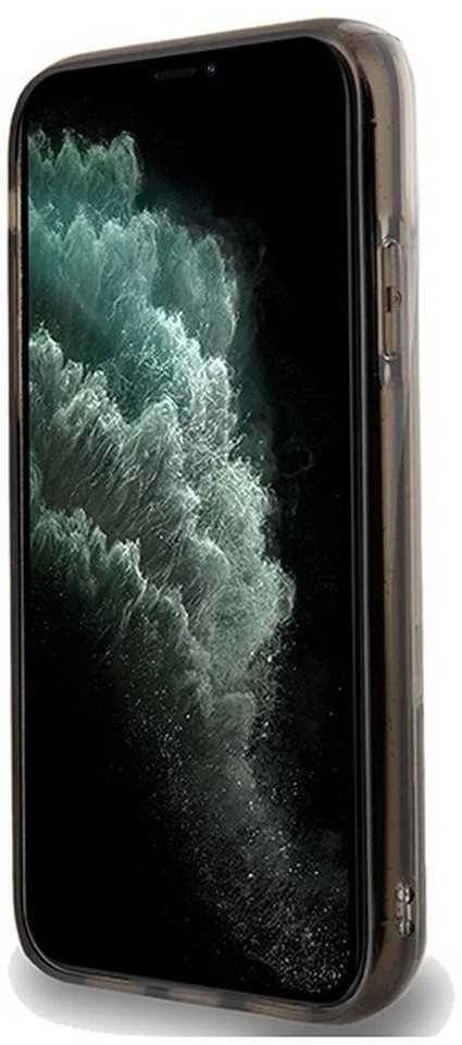 Apple iPhone 11 / XR Karl Lagerfeld dėklas Liquid Glitter Choupette (KLHCN61LKCNSK) skaidrus