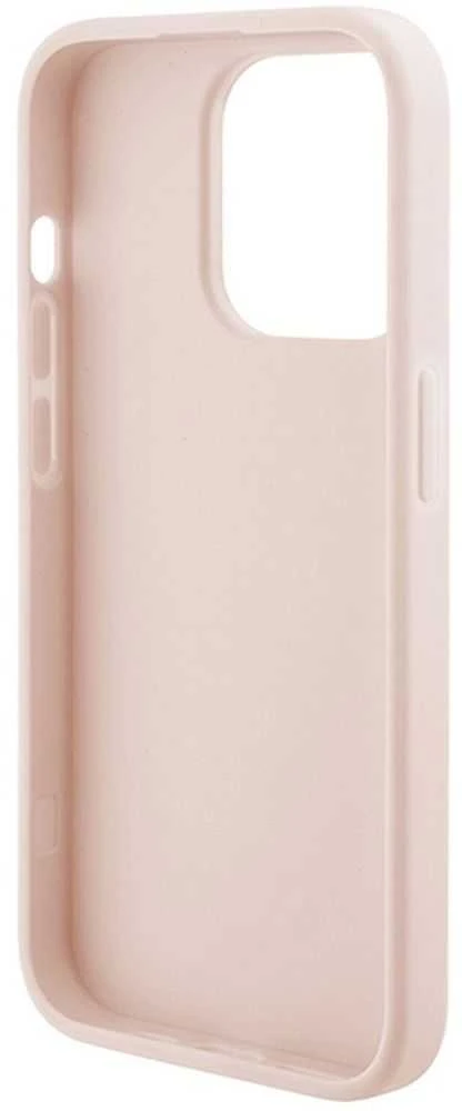 Karl Lagerfeld KLHCP15XPQKPMP Apple iPhone 15 Pro Max 6.7″ rožinės spalvos kietas dėklas Quilted K Pattern