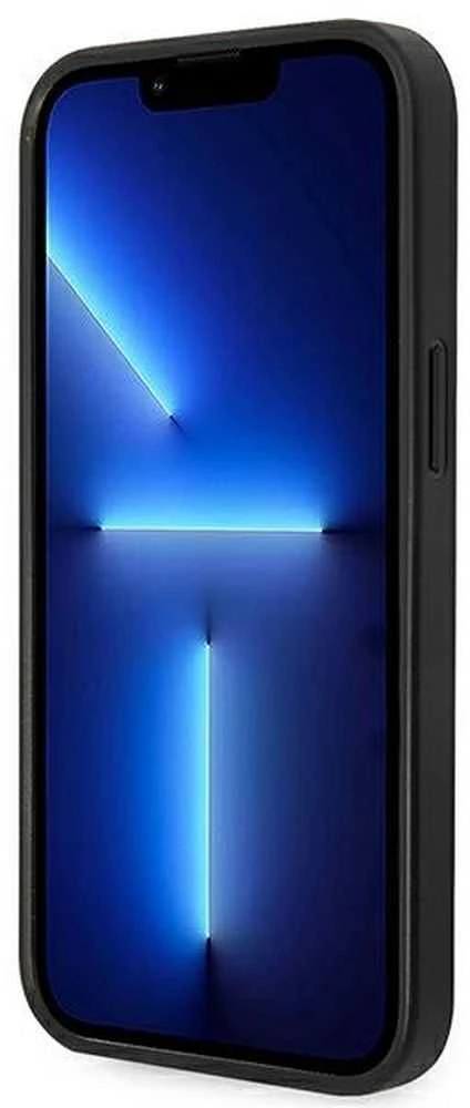 Dėklas Karl Lagerfeld KLHCP14MSAPKHK IPHONE 14 PLUS / 15 PLUS 6.7 "Juodas / Juodas HARDCASE SAFFIANO KARL`S HEAD PATCH