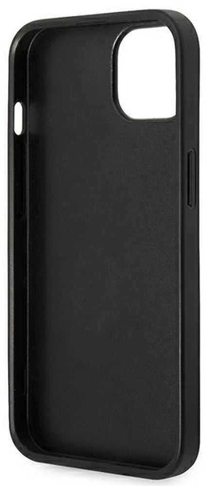 Dėklas Karl Lagerfeld KLHCP14MSAPKHK IPHONE 14 PLUS / 15 PLUS 6.7 "Juodas / Juodas HARDCASE SAFFIANO KARL`S HEAD PATCH