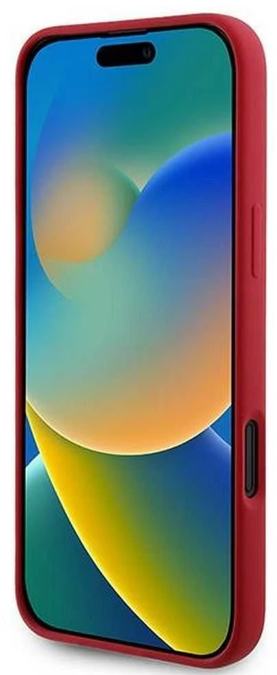 Karl Lagerfeld KLHMP16MSCMKCRHR Apple iPhone 16 Plus 6.7″ red kietas dėklas Silicone Karl&Choupette Hea