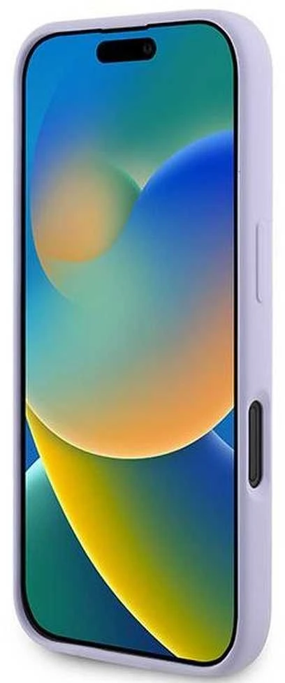 Karl Lagerfeld KLHMP16MSCMKCRHU Apple iPhone 16 Plus 6.7″ violetinės spalvos kietas dėklas Silicone Karl&Choupette