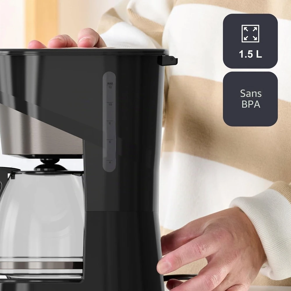 juodas+decker Juodas & Decker BXCO1001E 1000 W 12-cup lašelinis