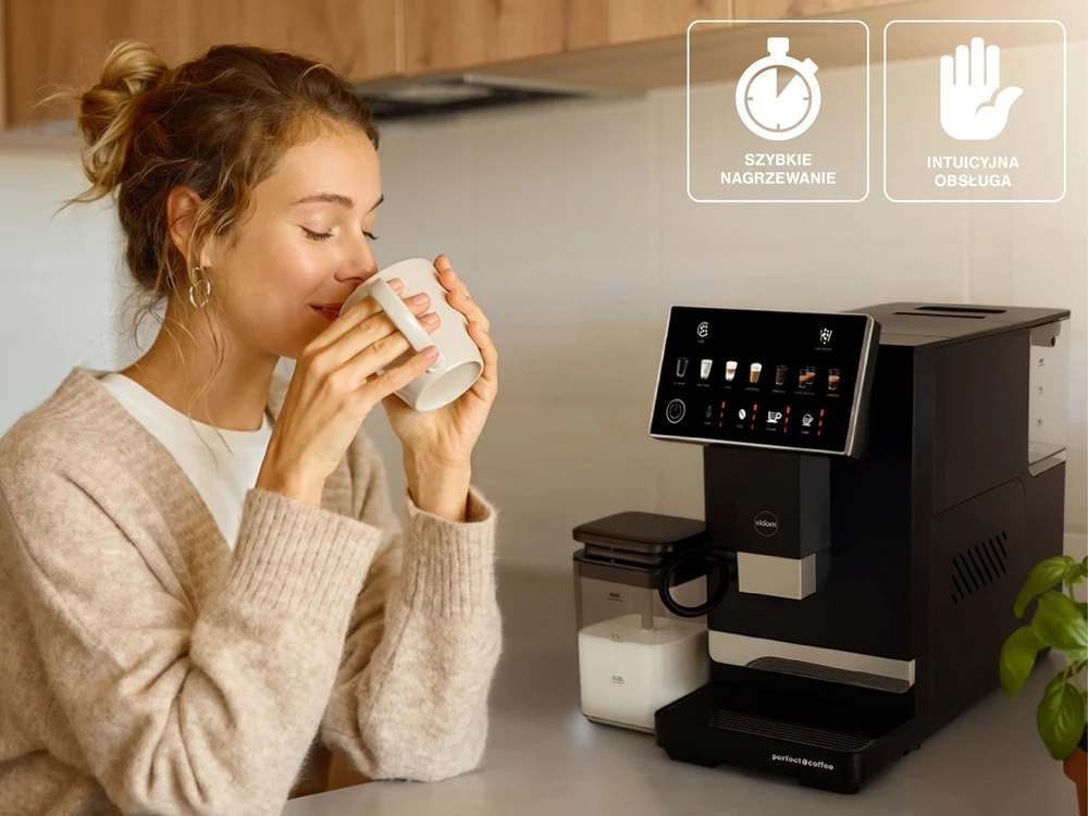 ELDOM ECA10 AUTOMATIC PRESSURE COFFEE MACHINE 7 PROGRAMS